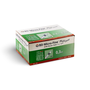 Шприцы BD Micro-Fine Plus 0.3 ml, 100 шт.